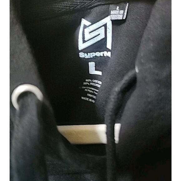 Kpop SuperM Black Hoodie Men Large Jopping Taeyong Mark Ten Kai Lucas A111 New - Picture 5 of 6